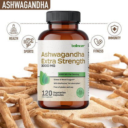 Balincer Ashwagandha Capsules | Ashwagandha Extract Supplement | Boost Energy, Relieve Stress, Support Mood & Focus Supplements Life Quality Supplements Life Quality https://www.cyberehub.com