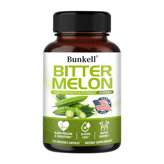Bunkell 1000 Mg Bitter Melon Extract Capsules for Heart, Blood Sugar and Cholesterol Health, Weight Management 120count United States Supplements Life Quality Supplements Life Quality https://www.cyberehub.com