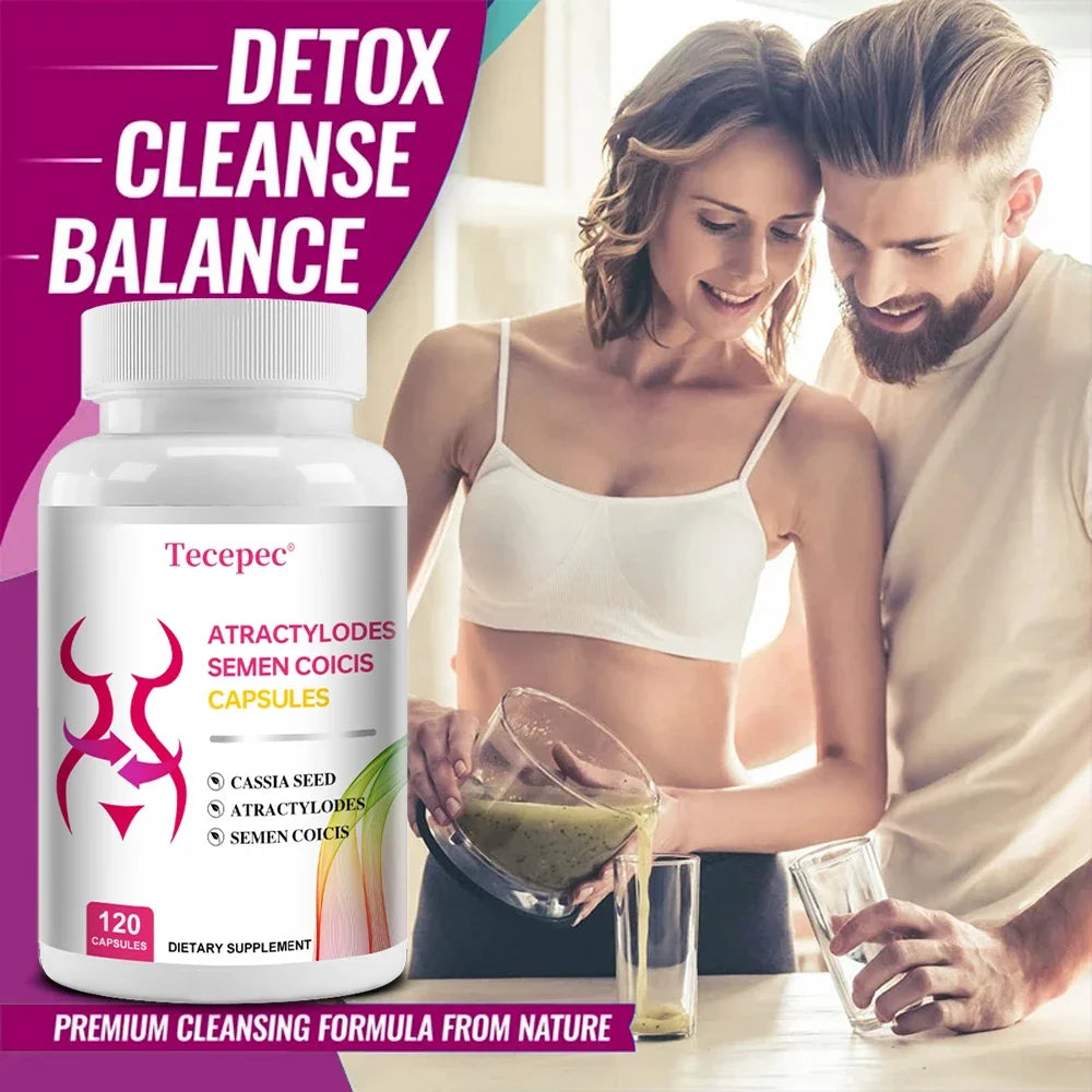 Atractylodes, Coix Seed, Cassia Seed Extract - Supports Detoxification, Gut Balance, Burns Excess Fat, Weight Loss, 120 Capsules Supplements Life Quality Supplements Life Quality https://www.cyberehub.com