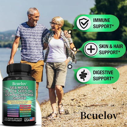 Black Cumin Seed Oil Vitamin C Mineral Supplement, Ashwagandha, 19445 mg, Supports Thyroid Health, Immune System, 120 Capsules Supplements Life Quality Supplements Life Quality https://www.cyberehub.com