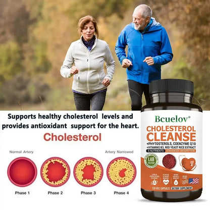 Niacinamide, Red Yeast Rice, Black Pepper Extract, Cholesterol Cleanser - Helps Lower Cholesterol Levels, 120 Capsules Supplements Life Quality Supplements Life Quality https://www.cyberehub.com