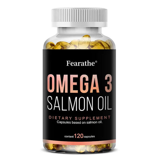 Omega 3 Fish Oil - Pure Salmon Oil, Heart & Brain Health Dietary Supplement - Rich in EPA & DHA, 120 Softgels 120coumt United States Supplements Life Quality Supplements Life Quality https://www.cyberehub.com