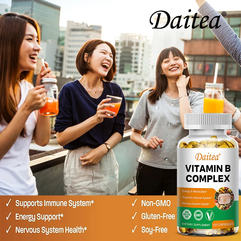 Vitamin B Complex - Stress, Immunity, Heart Health, Nervous System, Energy Metabolism Support - Non-GMO, Vegan, Gluten-Free Supplements Life Quality Supplements Life Quality https://www.cyberehub.com