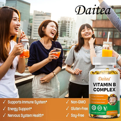 Vitamin B Complex - Stress, Immunity, Heart Health, Nervous System, Energy Metabolism Support - Non-GMO, Vegan, Gluten-Free Supplements Life Quality Supplements Life Quality https://www.cyberehub.com