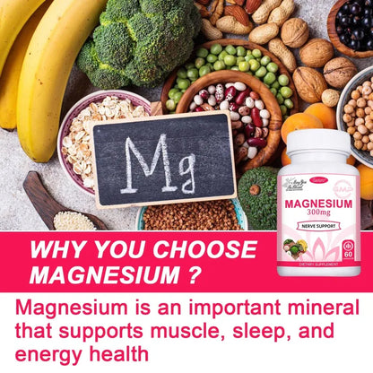 Triple Magnesium Complex Supplement, 300 mg Magnesium (Glycinate, Malate, and Citrate) Complex for Muscle, Nerve, Bone, and Ener Supplements Life Quality Supplements Life Quality https://www.cyberehub.com
