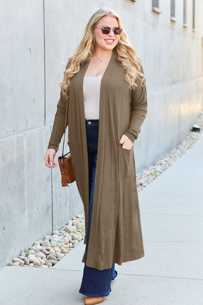 Basic Bae Full Size Open Front Long Sleeve Cover Up Apparel/Tops Basic Bae Memorial Day Sale Ship from USA TikTok Tops Trendsi USPS Walmart Walmart Apparel Trendsi https://www.cyberehub.com
