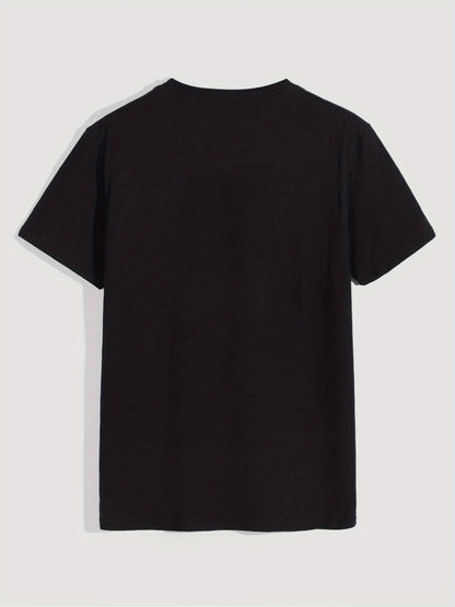 Letter RESPECT Pattern Printed Men's T-shirt, Patterned T-shirt Men's Summer Clothing, Men's Clothing Apparel/Shirt/Graphic Shirt SNULLO https://www.cyberehub.com
