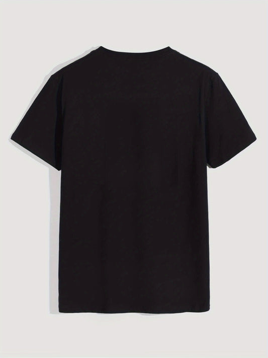 Letter RESPECT Pattern Printed Men's T-shirt, Patterned T-shirt Men's Summer Clothing, Men's Clothing Apparel/Shirt/Graphic Shirt SNULLO https://www.cyberehub.com