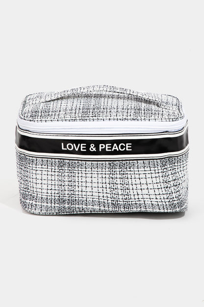 Fame Love & Peace Striped Handle Bag White One Size Fame Accessories Ship from USA TikTok USA Trendsi https://www.cyberehub.com