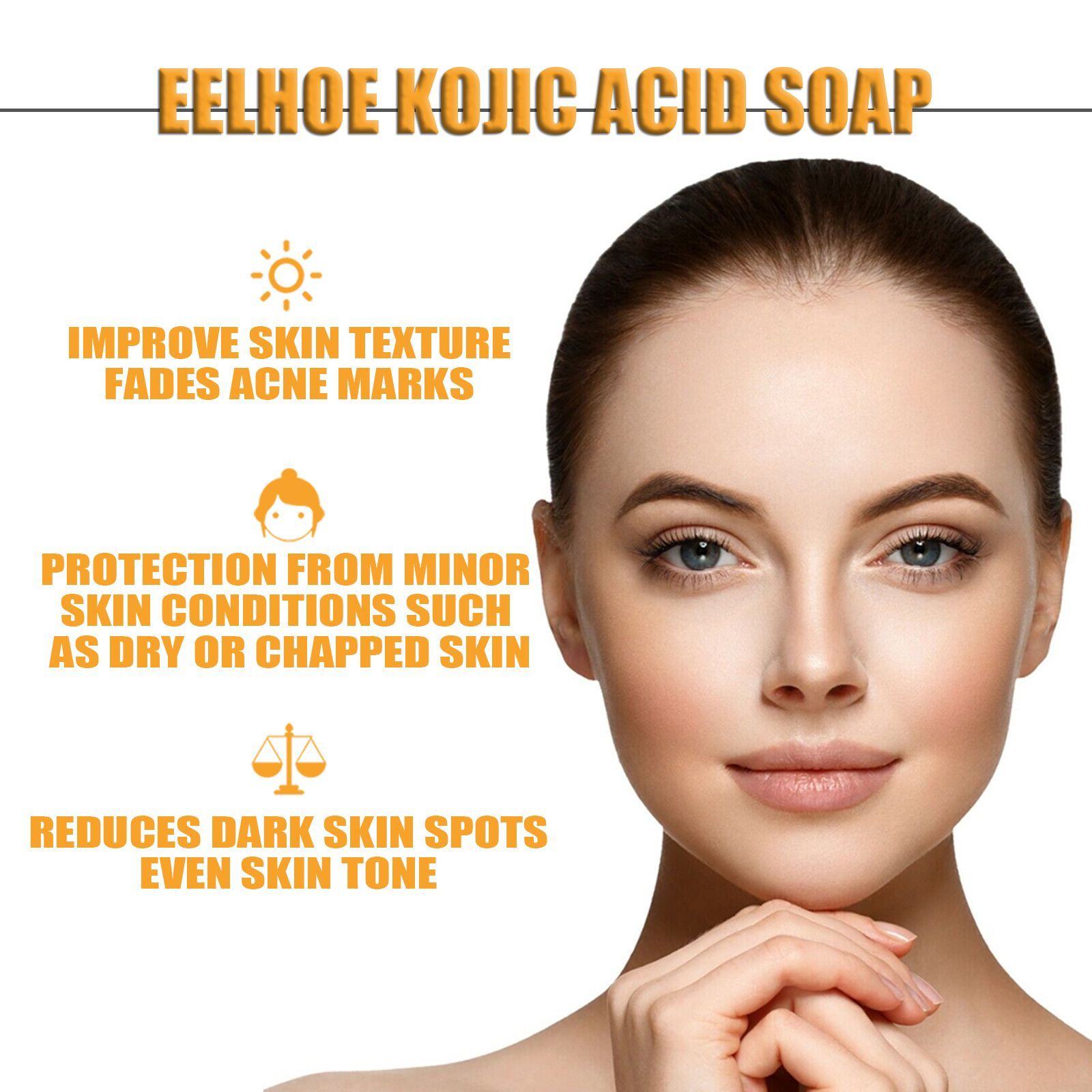 EELHOE Tartaric Acid Soap Dark Spot Reducing Pore Cleansing Exfoliating Skin Care Cleansing Soap Health Beauty CJ USa USPS Muqe https://www.cyberehub.com