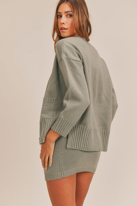 MABLE 3 Pieces Sweater Set with Crop Cami, Mini Skirt, Cardigan Shirt Apparel Clothing Tops MABLE Ship from USA Shirts USA Women Trendsi https://www.cyberehub.com