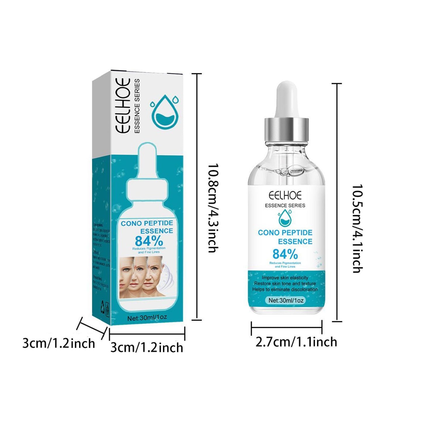 EELHOE Aquatic Dendrobatid Peptide Anti-Wrinkle Serum For Skin Repair, Targeting Fine Lines Around The Eyes And Mouth, And Firming Wrinkles For Enhanced Skincare Health Beauty CJ USa USPS Muqe https://www.cyberehub.com