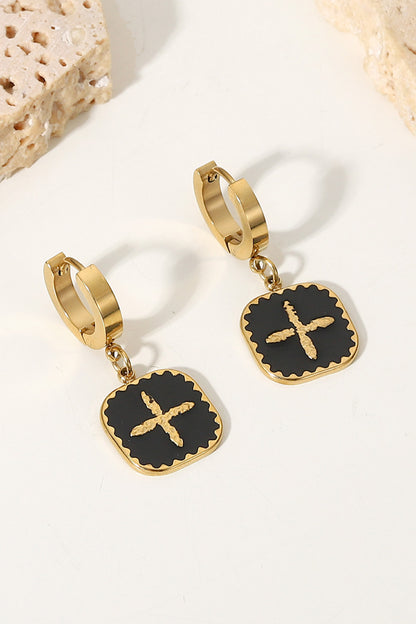 Plus Sign Square Shape Drop Earrings Drop Earrings Jack&Din Jewelry Ship from USA TikTok USA Walmart Trendsi https://www.cyberehub.com