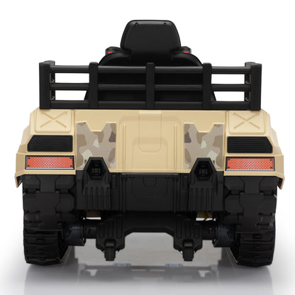 Ride On Tank 24V Thunder Tank Car with Fighting Cannon and Rotating Turret, Remote Control, Lights, Music, Military Battery Powered Truck Toy Gift for Boys Girls, 3-8 Years Old, Desert Yellow Car Giga GNJ Toys Walmart Giga https://www.cyberehub.com