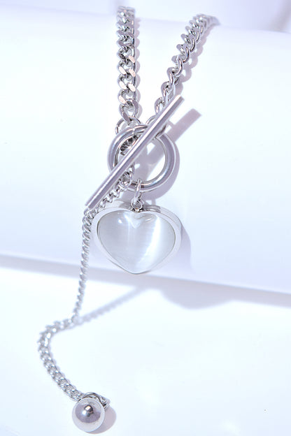 Titanium Steel Heart Necklace Jewelry Ship from USA TikTok USA Vvan Trendsi https://www.cyberehub.com