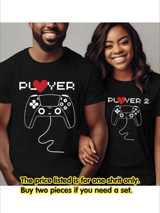 Love Valentine'S Day T-Shirt, Couple T-Shirt, Couple Christmas, Fashion Casual T-Shirt, Short-Sleeved T-Shirt Apparel/Shirt/Graphic Shirt SNULLO https://www.cyberehub.com