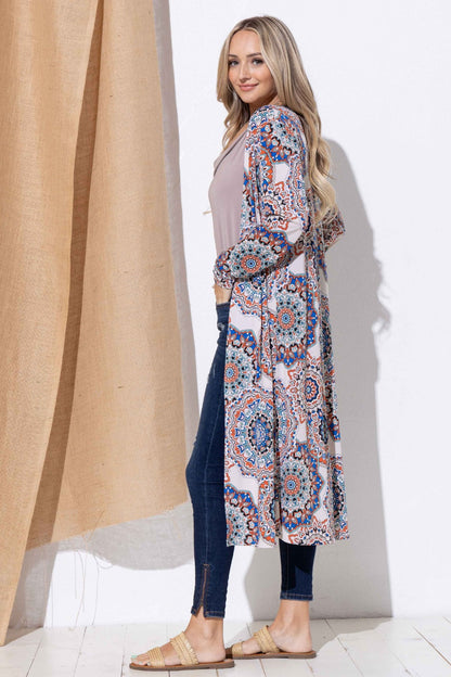 And The Why Printed Kimono Open Front Longline Cardigan Shirt And The Why Apparel Clothing Tops Ship from USA Shirts USA Women Trendsi https://www.cyberehub.com