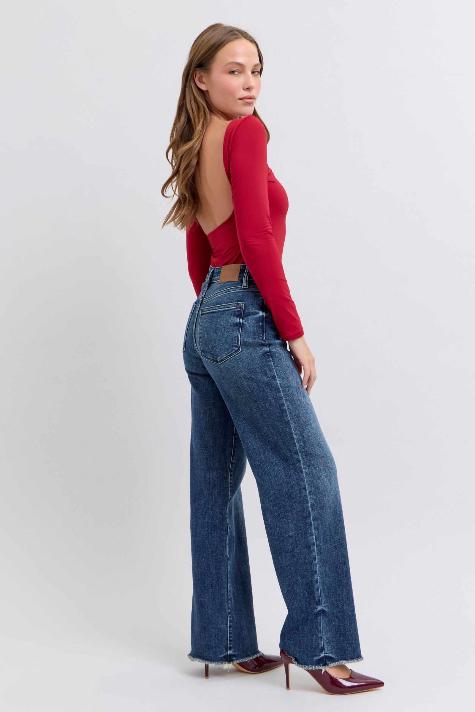 Judy Blue Full Size Raw Hem Mid Rise Jeans Apparel Apparel Judy Blue Ship from USA TikTok Trendsi Trendsi https://www.cyberehub.com