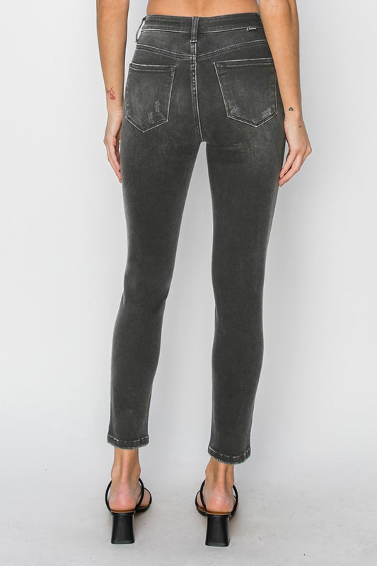 RISEN Full Size High Rise Ankle Skinny Jeans Bottoms Bottoms Clothing Pants RISEN Ship from USA Women Trendsi https://www.cyberehub.com