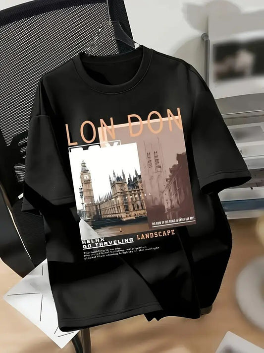 Men's Printed Short-sleeved T-shirt Apparel/Shirt/Graphic Shirt SNULLO https://www.cyberehub.com