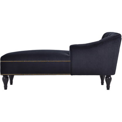 [New+Video] 58''Velvet Chaise Lounge,Button Tufted Right Arm Facing Lounge Chair with Nailhead Trim & Solid Wood Legs for Living Room or Office,Sleeper Lounge Sofa (New style of WF284880AAB) Giga GNJ Home Home & Garden Sofa Walmart Giga https://www.cyberehub.com