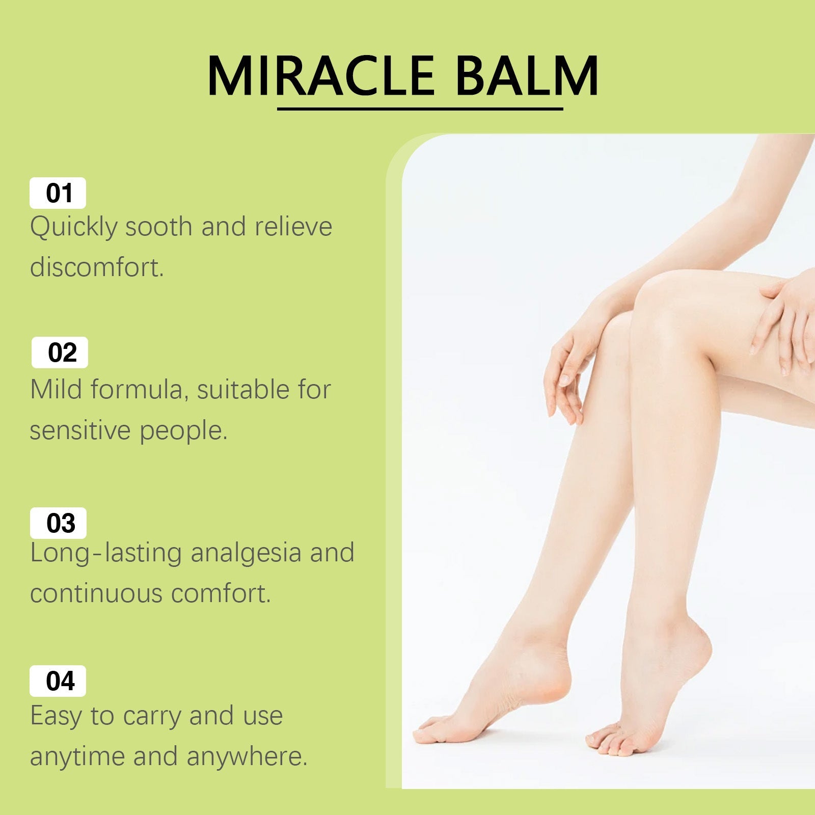 Ximonth Leg Balm Gentle Care, Relieves Leg Discomfort, Massages Daily Topical Balm Health & Beauty Health & Beauty Under 10 UniversalMaax https://www.cyberehub.com