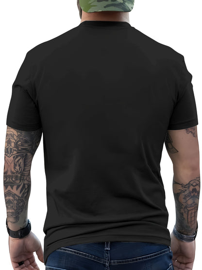 Men's Casual Polyester Round Neck T-shirt With 3D Shark And Halloween Pumpkin Patterns, Fitted Knit Fabric, Slightly Elastic Apparel/Shirt/Graphic Shirt SNULLO https://www.cyberehub.com