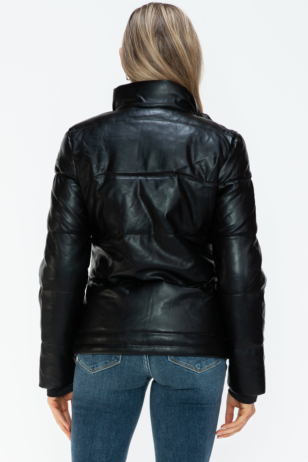 YMI Pocketed Zip Up Turtleneck Puffer Jacket Tops/Jackets/Sweaters Clothing Tops Ship from USA TikTok Trendsi USPS Walmart YMI outerwear Trendsi https://www.cyberehub.com
