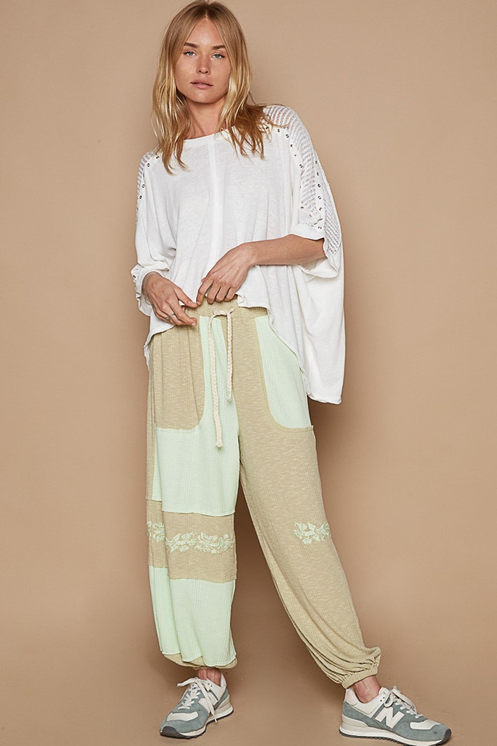 POL Eyelet Detail Studded High-Low Top Apparel/Tops POL Ship from USA TikTok Tops Trendsi USPS Walmart Walmart Apparel Trendsi https://www.cyberehub.com