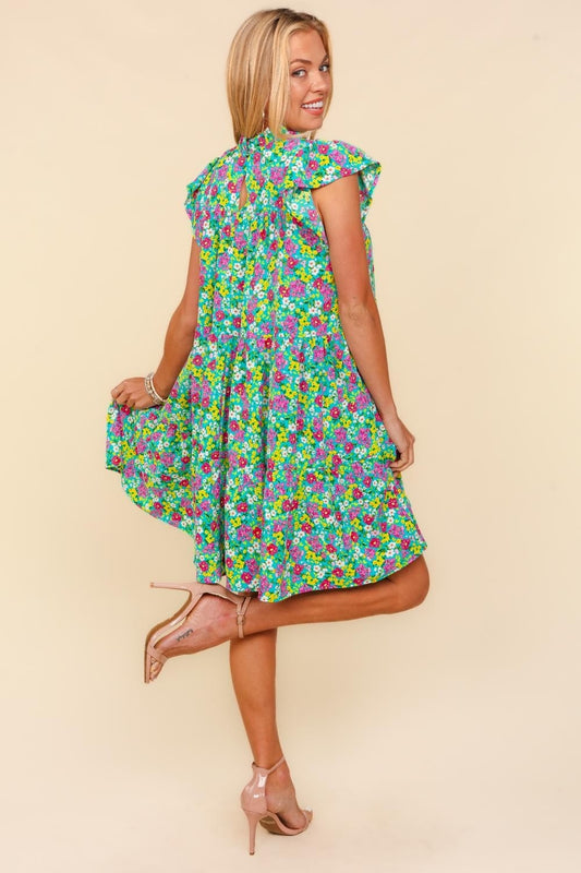 Haptics Frilled Mock Neck Ditsy Floral Dress Apparel/Dress Dress Haptics Ship from USA TikTok Trendsi USPS Walmart Walmart Apparel Trendsi https://www.cyberehub.com