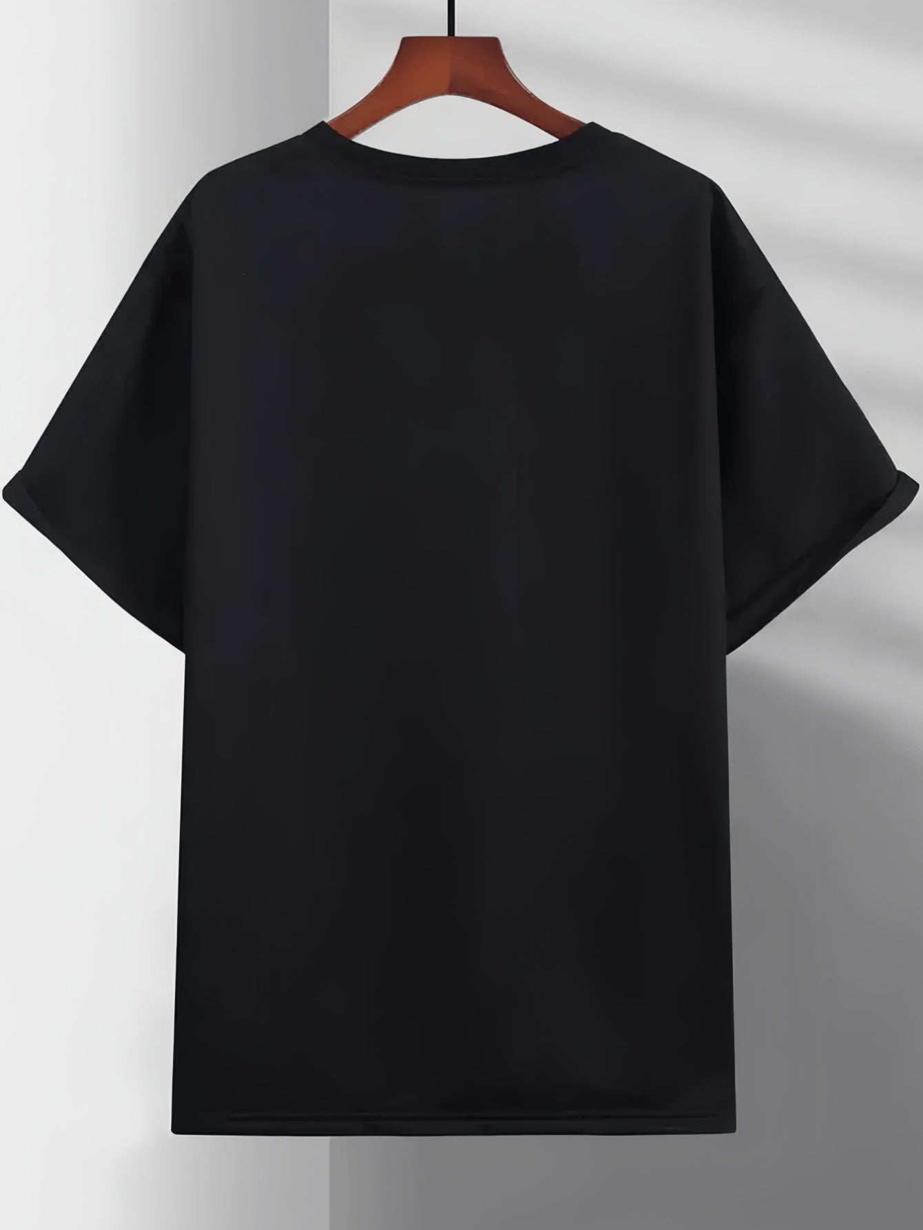 Men's Letter Pattern Printed T-shirt - Soft Round Neck, Comfortable Fit, Slightly Elastic Knitted Fabric,Casual Summer T-shirt Apparel/Shirt/Graphic Shirt SNULLO https://www.cyberehub.com