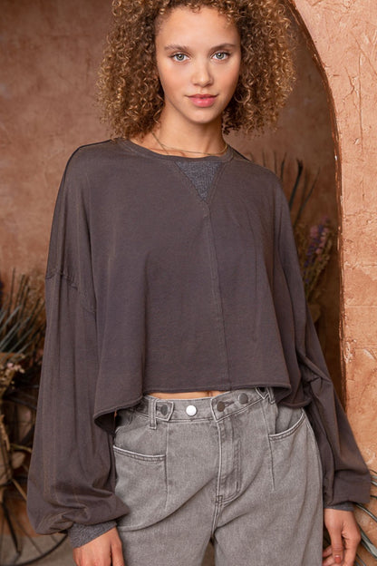 POL Cropped Long Sleeve Top Apparel/Tops POL Ship from USA TikTok Tops Trendsi USPS Walmart Walmart Apparel Trendsi https://www.cyberehub.com