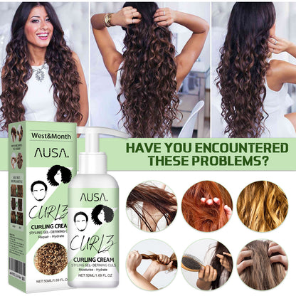 West&Month Curl Bouncer Moisturizing Curl Defining Volume Bouncing Strengthening Hair Smoothing Frizz Conditioning Health Beauty CJ USa USPS Muqe https://www.cyberehub.com