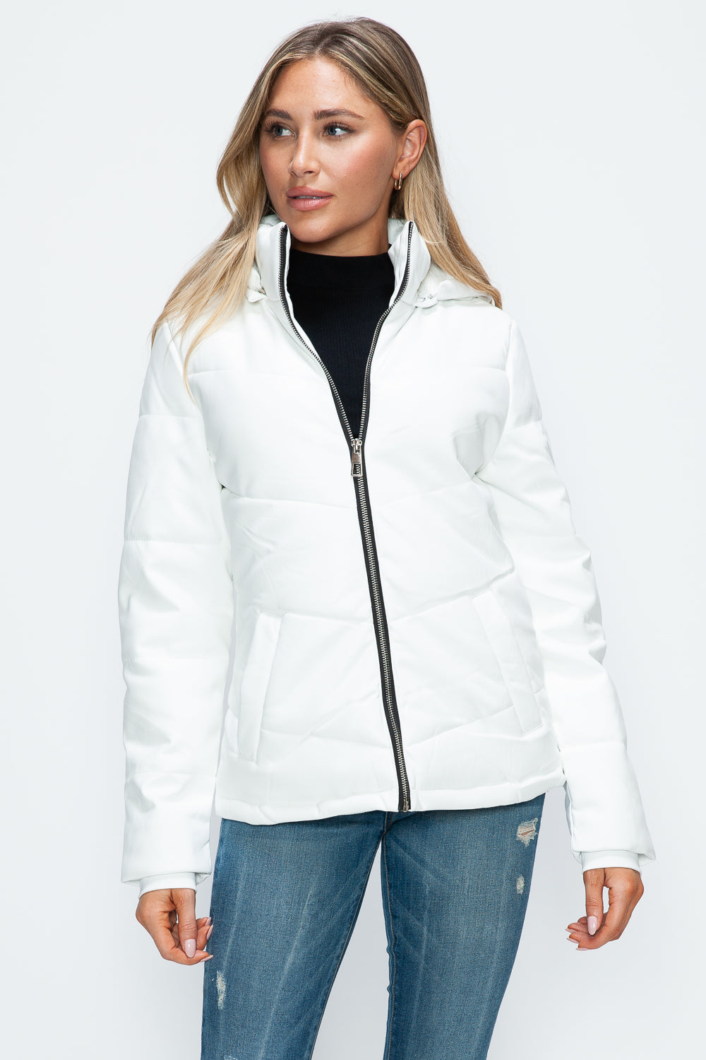 How Dare U Pocketed Zip Up Puffer Jacket with Removable Hood Tops/Jackets/Sweaters Clothing Tops How Dare U Ship from USA TikTok Trendsi USPS Walmart Trendsi https://www.cyberehub.com