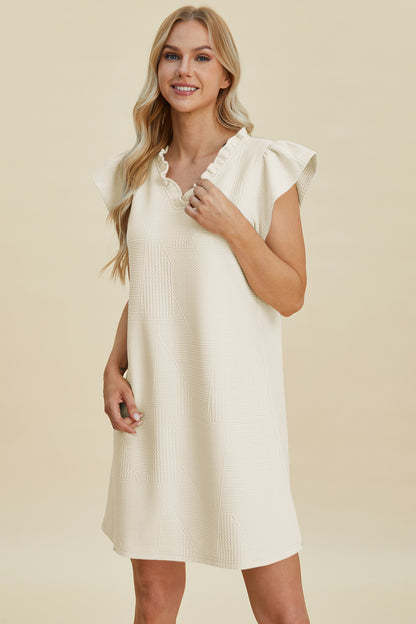 Double Take Full Size Ruffled V-Neck Cap Sleeve Dress Cream Apparel/Dress Double Take Dress Ship from USA TikTok Trendsi USPS Walmart Walmart Apparel Trendsi https://www.cyberehub.com