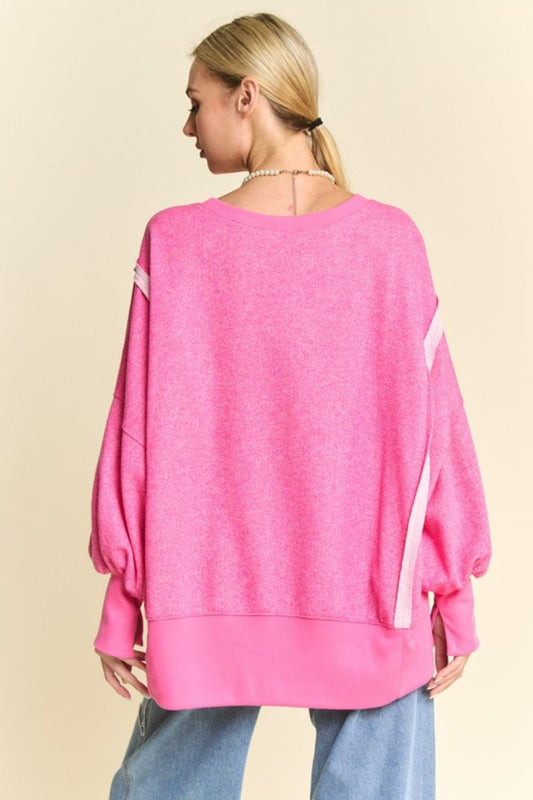 Davi & Dani Side Slit High-Low Lantern Sleeve Knit Top Tops/Jackets/Sweaters Clothing Tops Davi & Dani Ship from USA TikTok Trendsi USPS Walmart Trendsi https://www.cyberehub.com