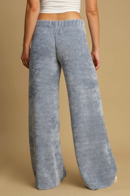 Umgee Elastic Waist Wide Leg Pants Apparel Apparel Ship from USA TikTok Trendsi Umgee USA Trendsi https://www.cyberehub.com