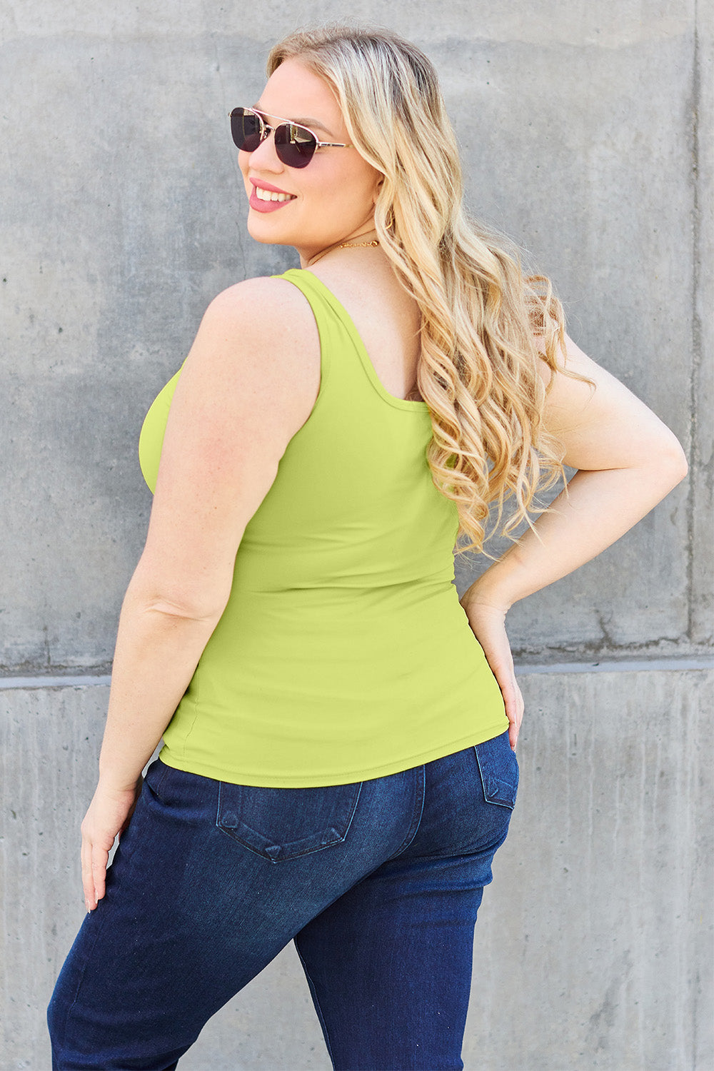 Basic Bae Full Size Square Neck Wide Strap Tank Apparel/Tops Basic Bae Ship from USA TikTok Tops Trendsi USPS Walmart Walmart Apparel Trendsi https://www.cyberehub.com
