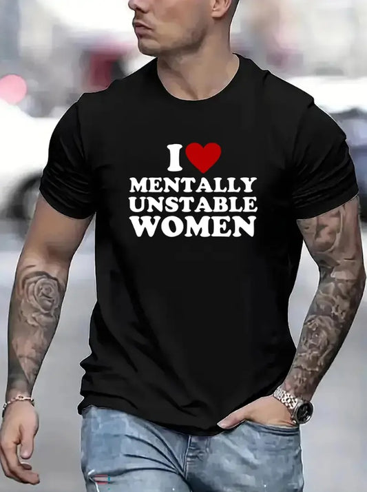 Digital Printed Men's Street Short Sleeved Round Neck T-shirt, Summer Outdoor Black Apparel/Shirt/Graphic Shirt SNULLO https://www.cyberehub.com