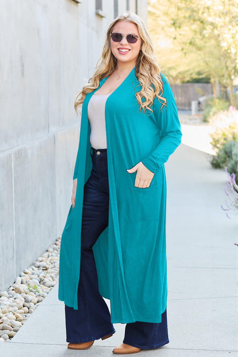Basic Bae Full Size Open Front Long Sleeve Cover Up Apparel/Tops Basic Bae Memorial Day Sale Ship from USA TikTok Tops Trendsi USPS Walmart Walmart Apparel Trendsi https://www.cyberehub.com