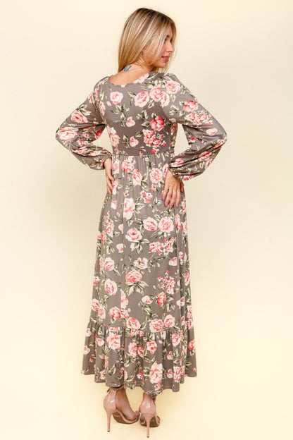 Haptics Twisted Detail Ruffled Hem Floral Dress with Side Pockets Apparel Apparel Haptics Ship from USA TikTok Trendsi Trendsi https://www.cyberehub.com