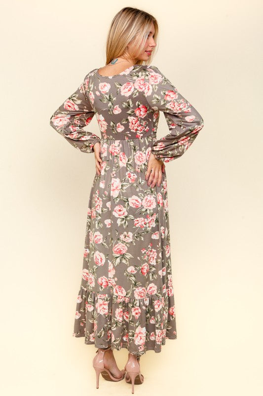 Haptics Twisted Detail Ruffled Hem Floral Dress with Side Pockets Apparel Apparel Haptics Ship from USA TikTok Trendsi Trendsi https://www.cyberehub.com