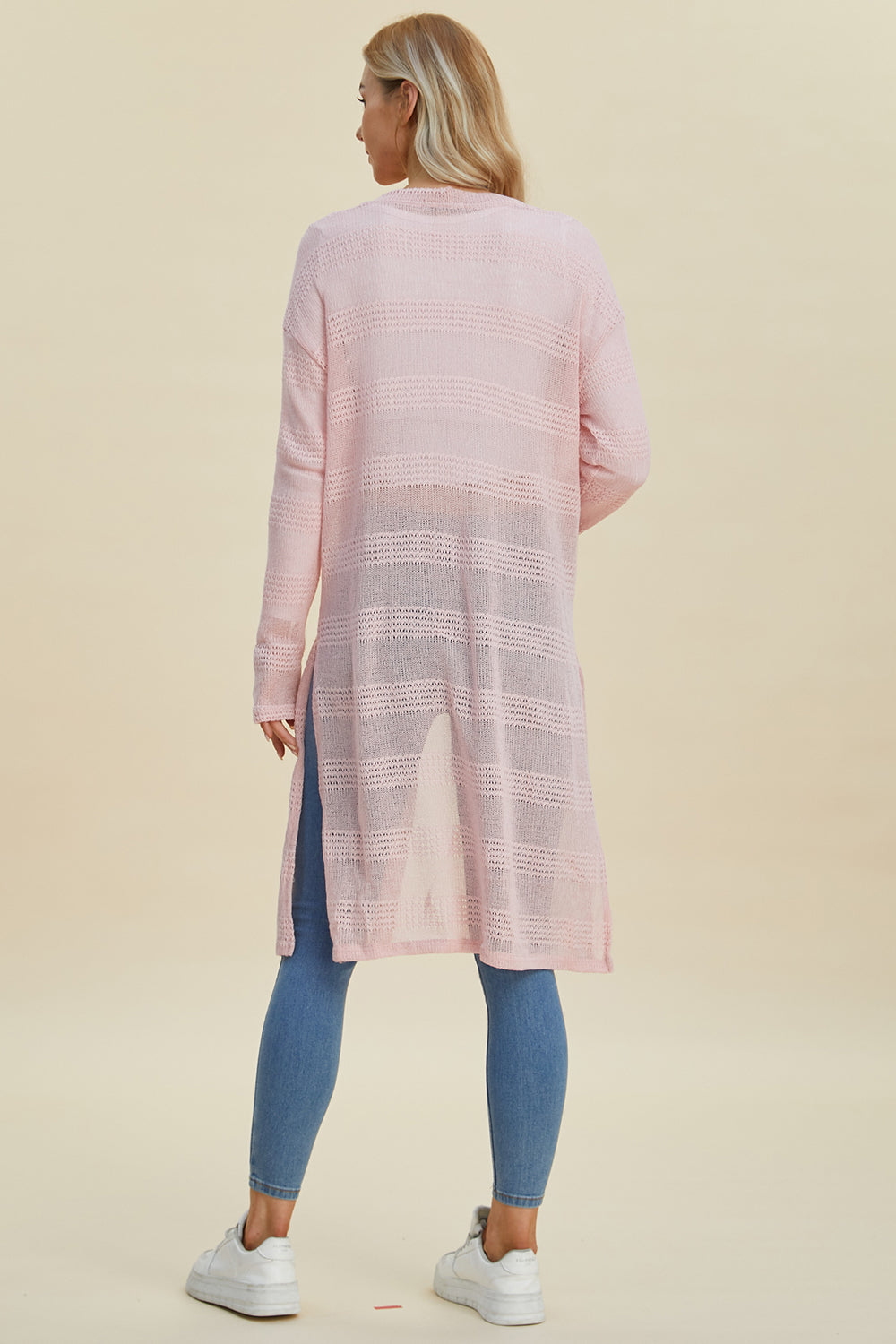 Double Take Full Size Open Front Longline Cardigan Shirt Apparel Clothing Tops Double Take Ship from USA Shirts USA Women Trendsi https://www.cyberehub.com