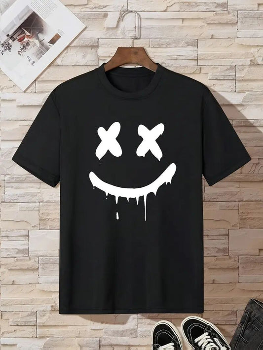 Men's Printed Short-sleeved T-shirt Apparel/Shirt/Graphic Shirt SNULLO https://www.cyberehub.com