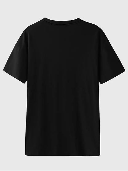 Lactose Tolerant Pattern T-shirt - Casual Round Neck T-shirt, Printed Design, Unisex Short Sleeved Knitted Fabric Top, Suitable For All Seasons Apparel/Shirt/Graphic Shirt SNULLO https://www.cyberehub.com