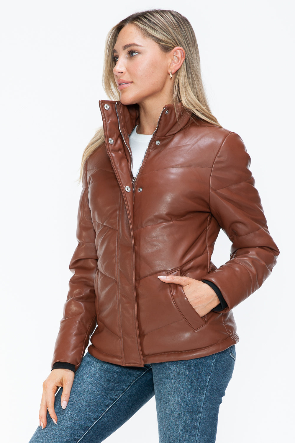 Snobbish Pocketed Zip Up Turtleneck Puffer Jacket Tops/Jackets/Sweaters Clothing Tops Ship from USA Snobbish TikTok Trendsi USPS Walmart Trendsi https://www.cyberehub.com
