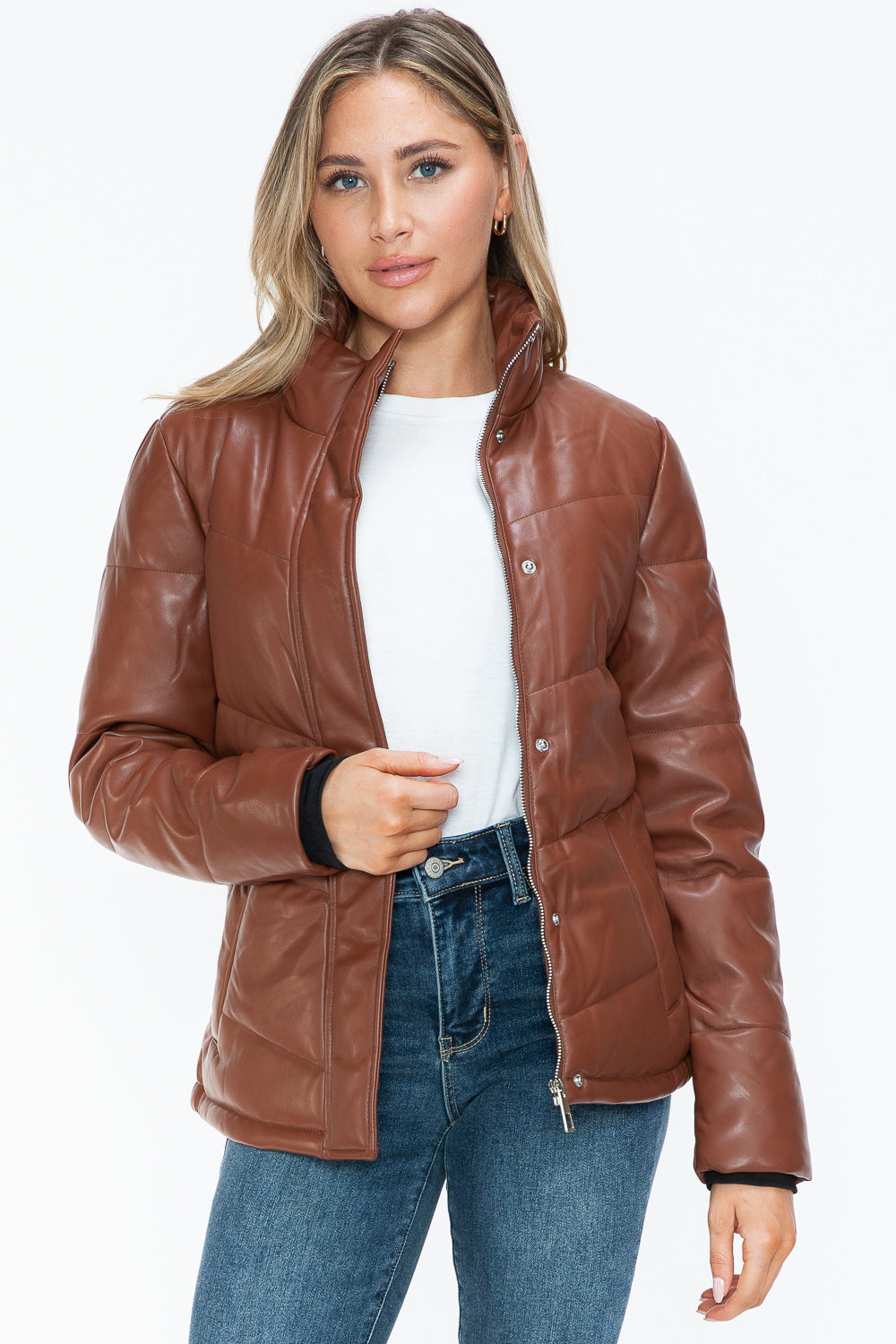 Snobbish Pocketed Zip Up Turtleneck Puffer Jacket Tops/Jackets/Sweaters Clothing Tops Ship from USA Snobbish TikTok Trendsi USPS Walmart Trendsi https://www.cyberehub.com