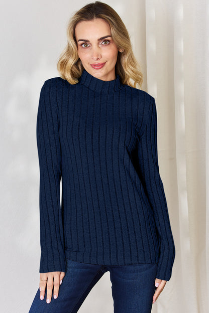 Basic Bae Full Size Ribbed Mock Neck Long Sleeve T-Shirt Apparel/Tops Basic Bae Ship from USA TikTok Tops Trendsi USPS Walmart Walmart Apparel Trendsi https://www.cyberehub.com