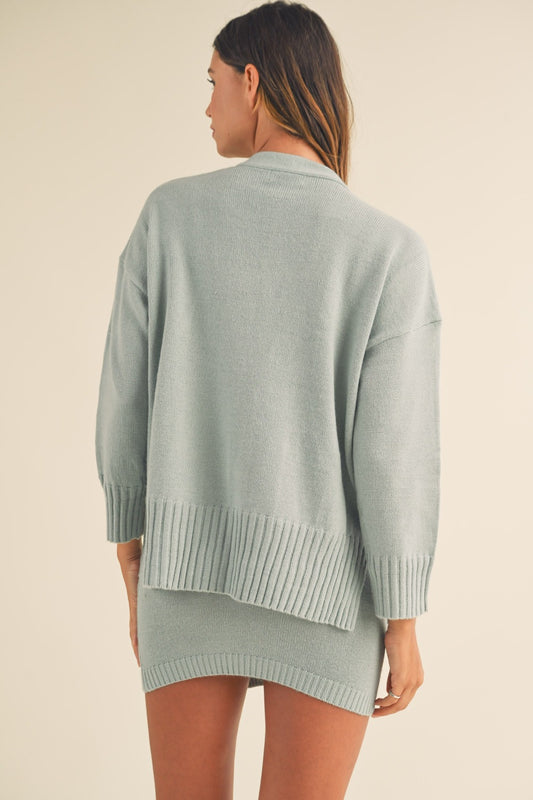 MABLE 3 Pieces Sweater Set with Crop Cami, Mini Skirt, Cardigan Shirt Apparel Clothing Tops MABLE Ship from USA Shirts USA Women Trendsi https://www.cyberehub.com