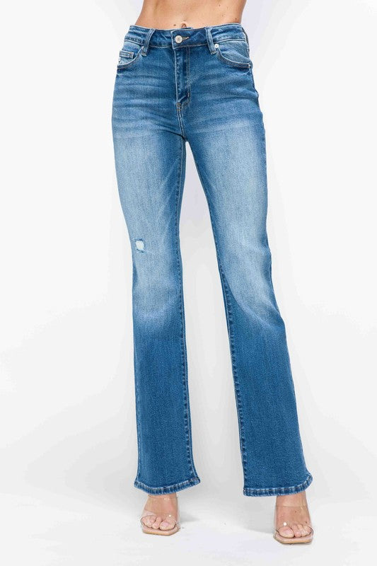 bytos Full Size Distressed High Rise Jeans with Pockets Medium Apparel Apparel bytos Ship from USA TikTok Trendsi Trendsi https://www.cyberehub.com